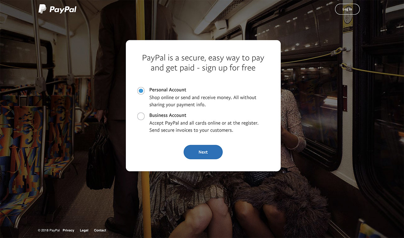 Paypal microcopy