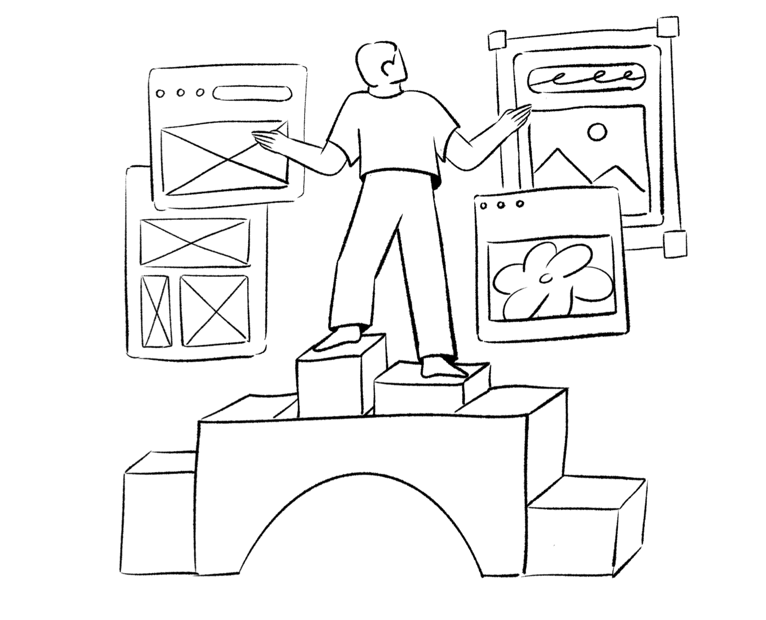 Sketch illustration
