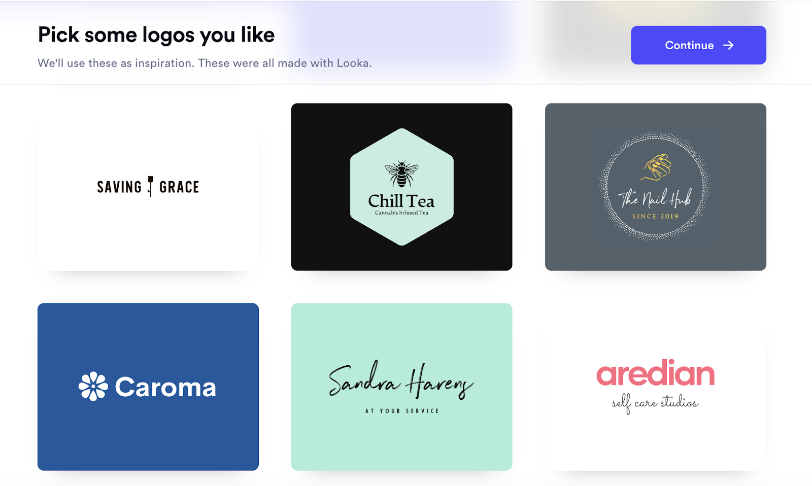 The Looka Interface