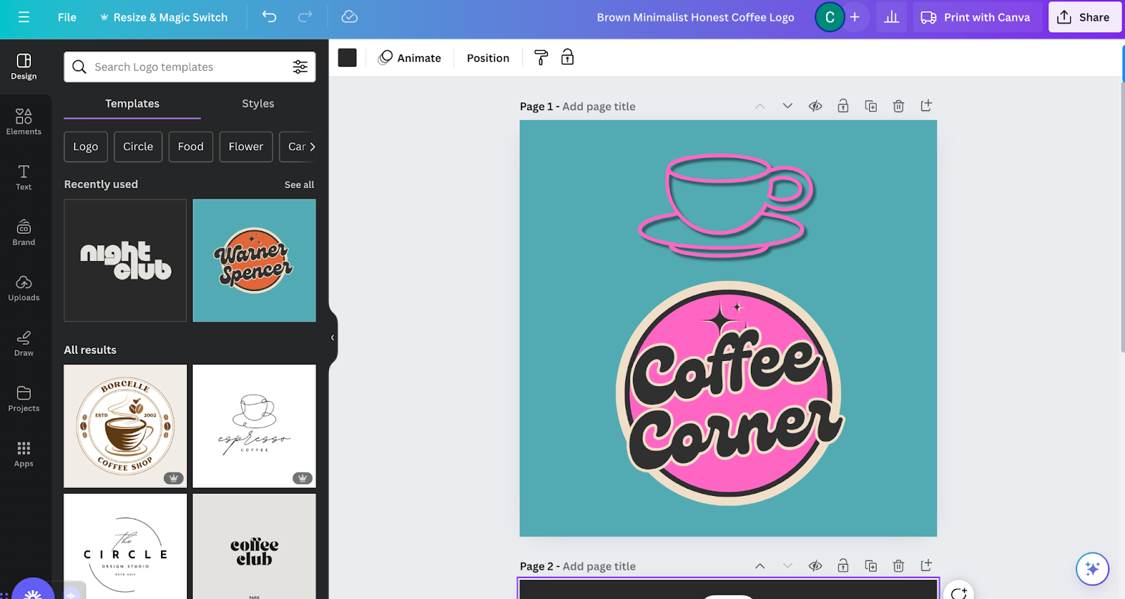 Our Canva logo